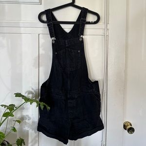Maternity Denim Overalls in Black by Old Navy